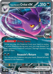 Team Rocket's Crobat ex - 122/182 - Double Rare